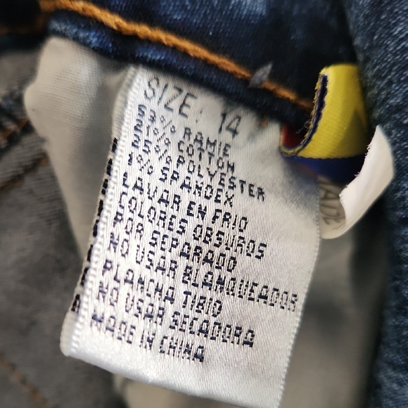 BAMBOO High Rise Light Blue Ripped Jeans - Picture 8 of 9